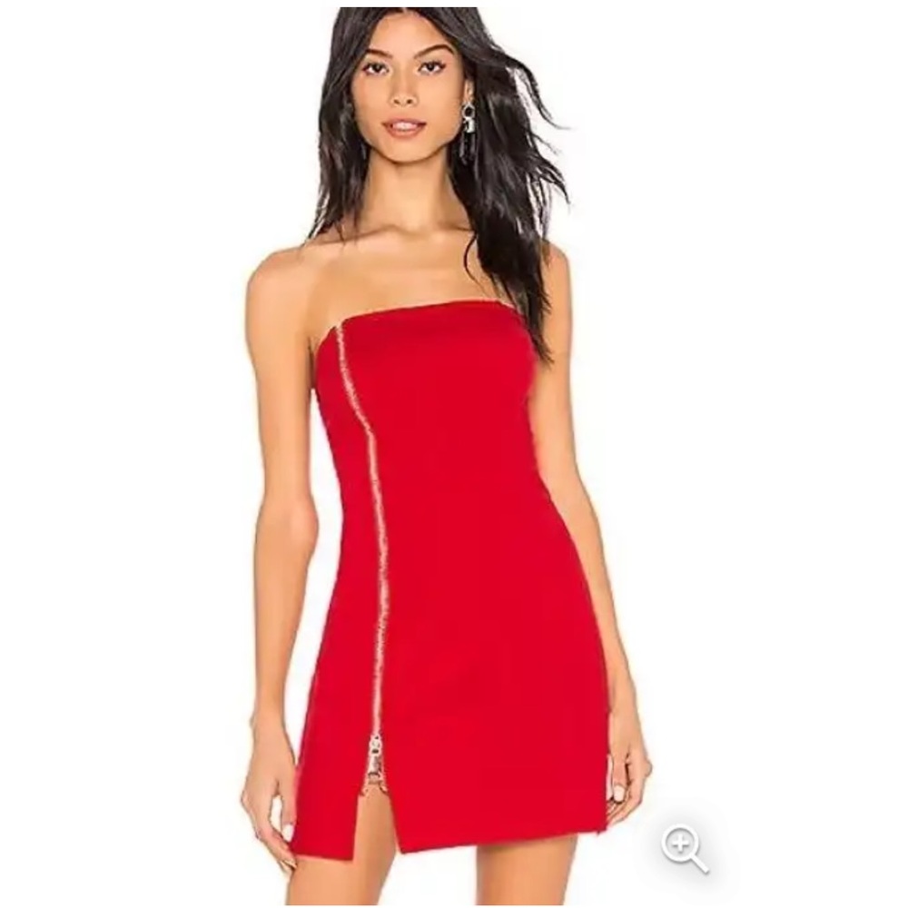 Melodie strapless zip dress from Revolve (BNWT)